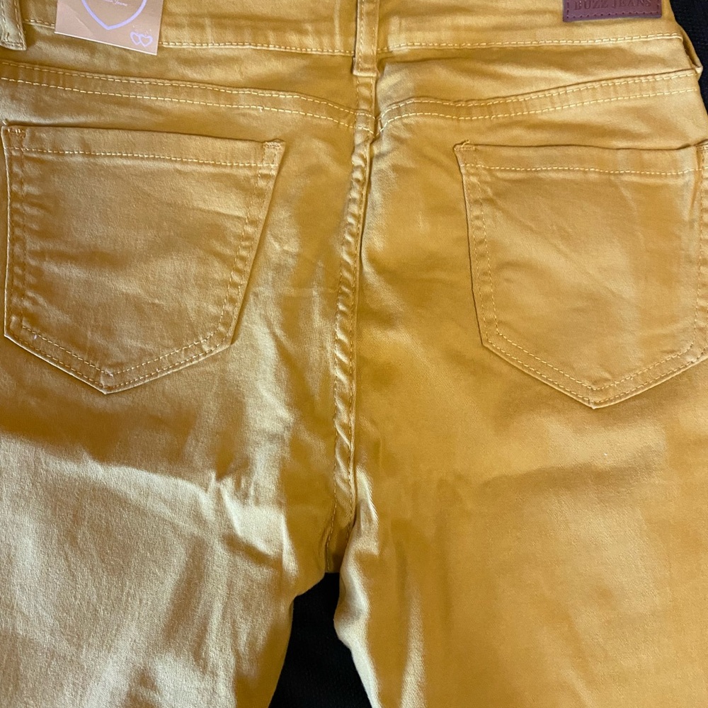 Buzz jeans size 11/12 mustard - Picture 3 of 6
